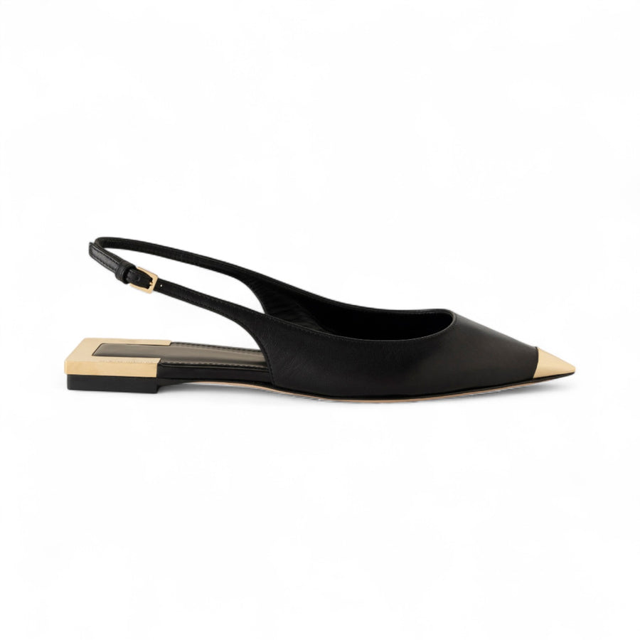 Slingback donna  flat in nappa