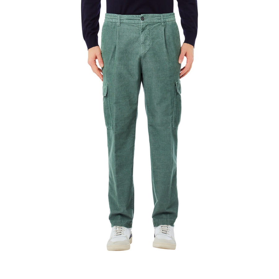 Cargo uomo slim fit in velluto millerighe