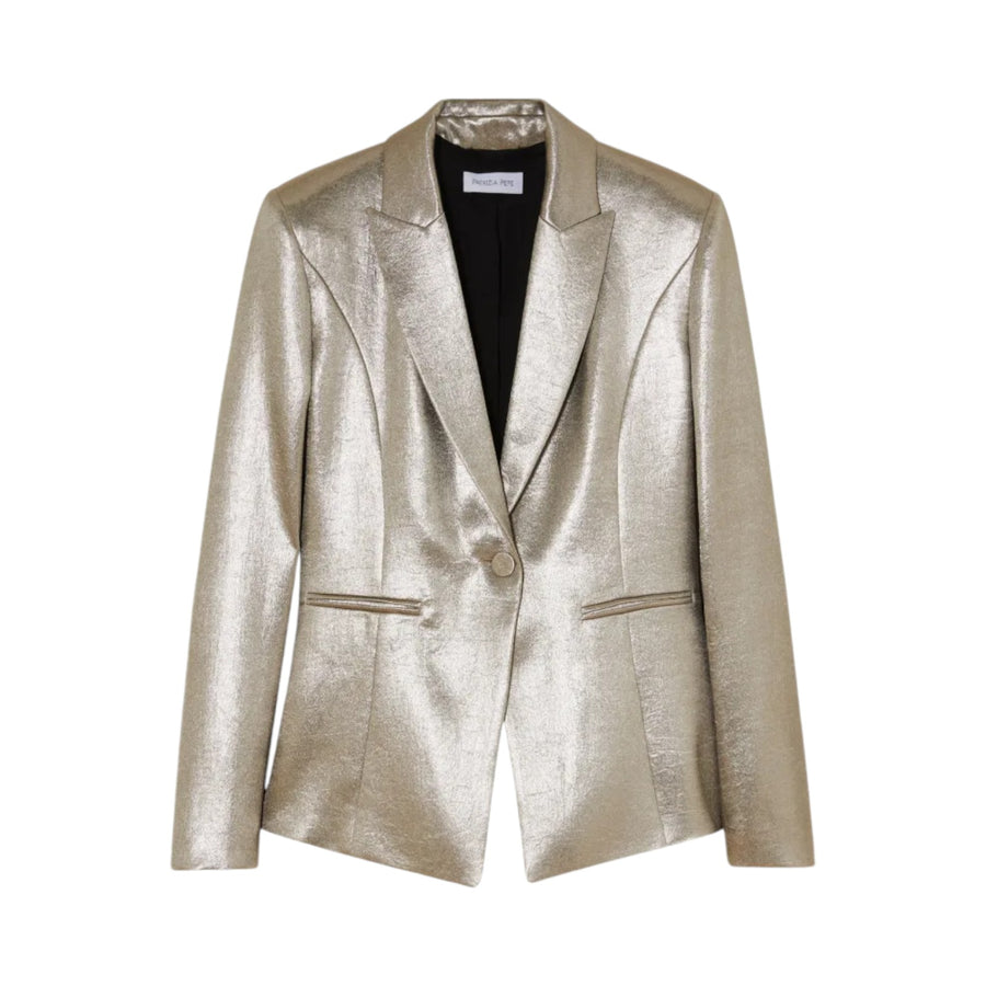 Blazer donna in raso crêpe