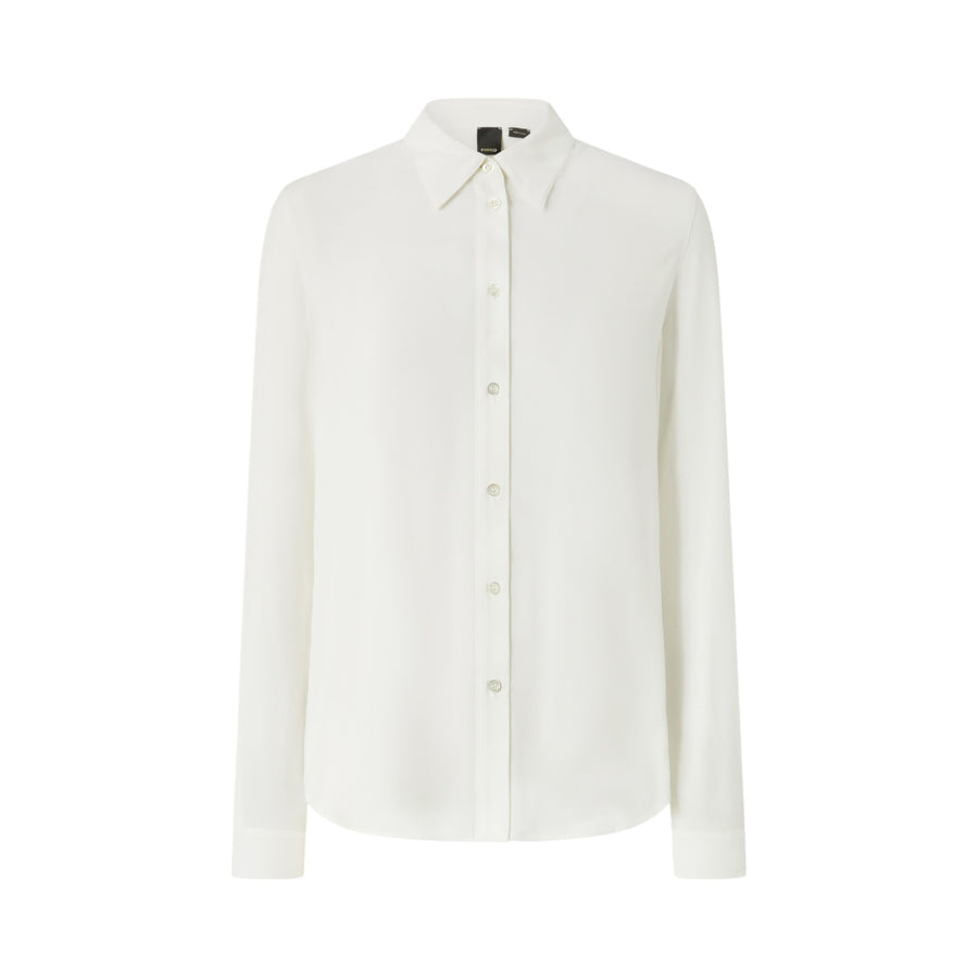 Camicia donna in crêpe de Chine di misto seta