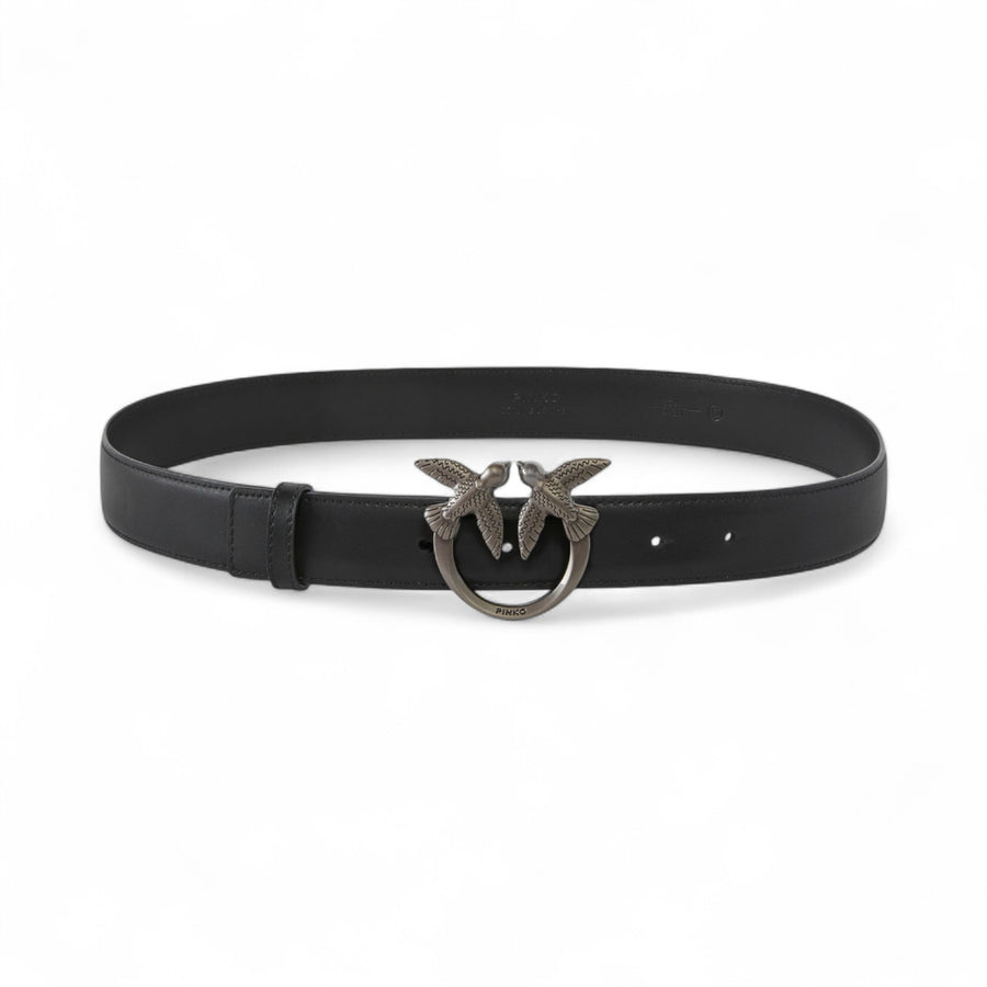 Cintura donna Love Birds in pelle 3cm