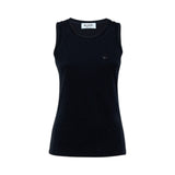 Canotta donna in jersey con logo