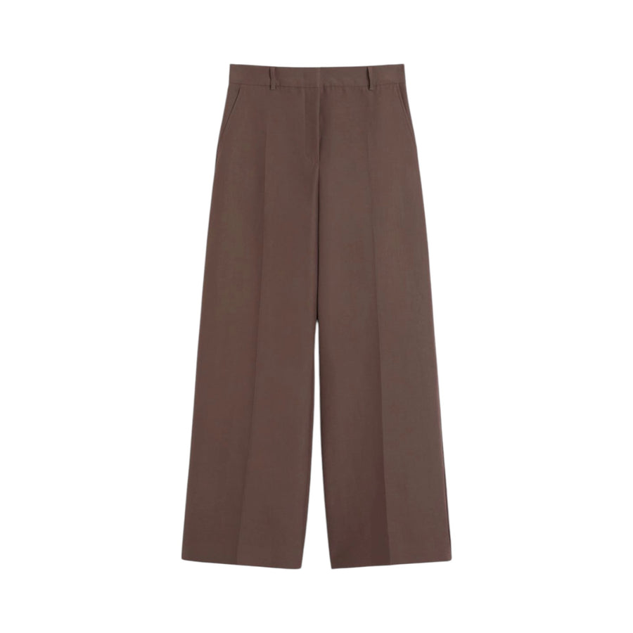 Pantalone donna palazzo in cotone tecnico