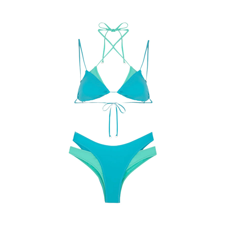 Bikini triangolo e slip americano doppio sundown donna