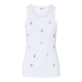 T-shirt donna con decorazione gioiello