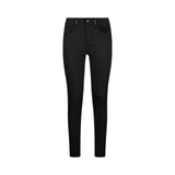 Pantaloni donna skinny con pietre gioiello
