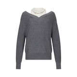 Maglione donna con ricami gioiello