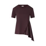 T-shirt donna bimateriale