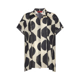 Camicia donna in mussola cotone stampata