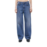Jeans donna dritti a vita bassa