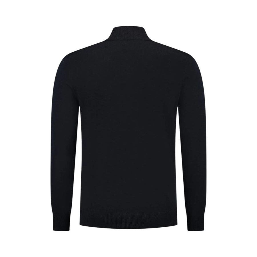 Maglione uomo con mezza zip