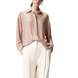 Camicia donna  in georgette con strass