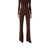 Pantaloni donna in doppio crêpe