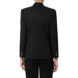 Giacca donna in fresco lana con bottoni smaltati