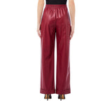 Pantaloni donna in tessuto spalmato