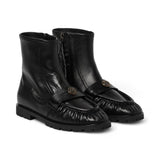 Stivaletto donna Pinko in nappa arricciata