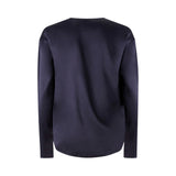 Blusa donna a maniche lunghe in satin stretch