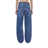 Jeans donna dritti a vita bassa