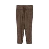 Pantalone donna regular fit in lino