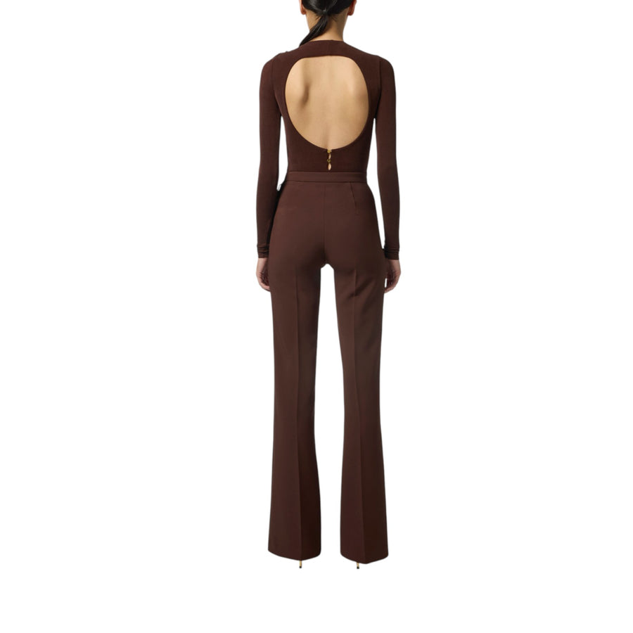 Pantaloni donna in doppio crêpe