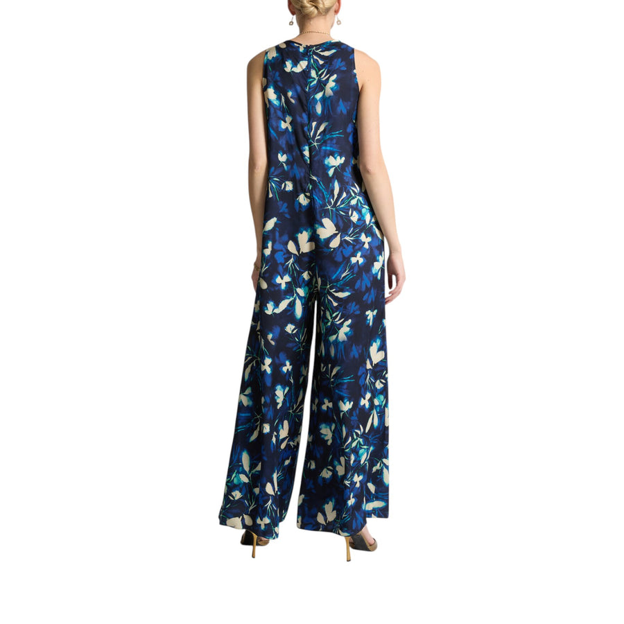 Completo donna elegante stampato con tuta e blusa