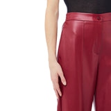 Pantaloni donna in tessuto spalmato
