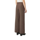 Pantalone donna palazzo in cotone tecnico