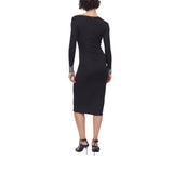 Abito donna elegante con strass