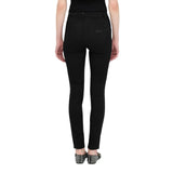 Pantaloni donna skinny con pietre gioiello