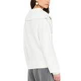 Maglia donna con maxi collo