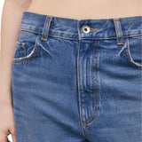 Jeans donna dritti a vita bassa
