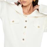 Maglia donna con maxi collo