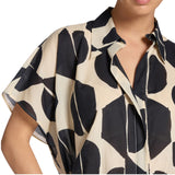 Camicia donna in mussola cotone stampata