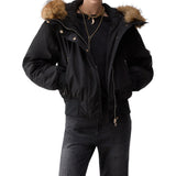 Bomber donna con cappuccio