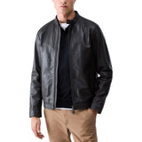 Giubbotto uomo biker in pelle