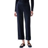 Pantaloni donna a sigaretta gessati