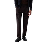 Pantaloni uomo chino in misto lana