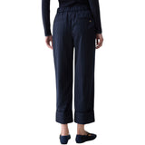 Pantaloni donna a sigaretta gessati