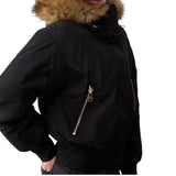 Bomber donna con cappuccio