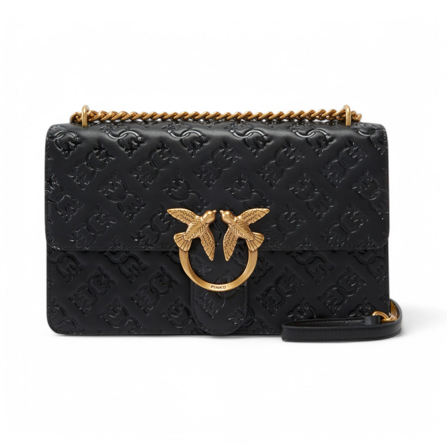 Borsa Love Bag a tracolla in pelle con logo