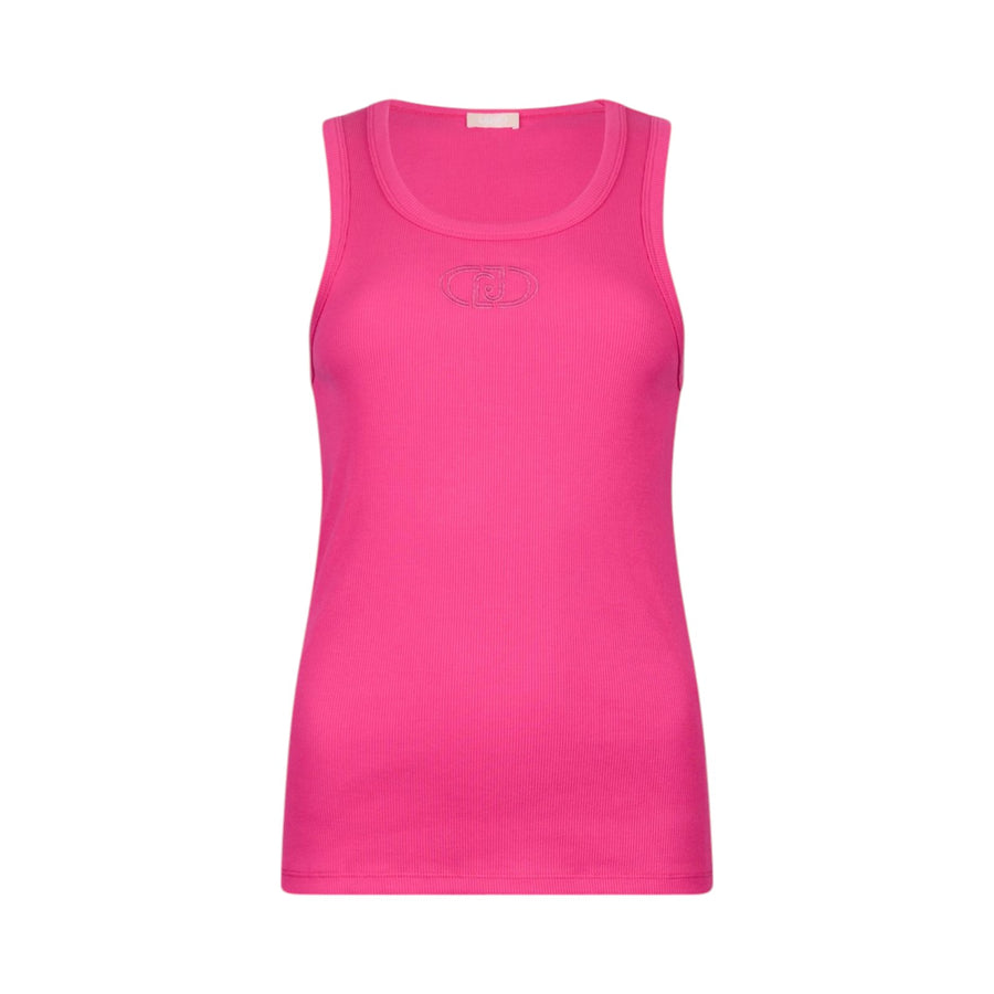 Canotta donna in cotone con logo