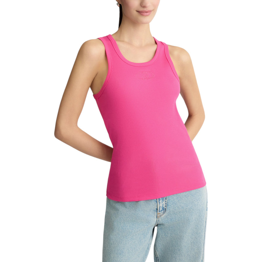 Canotta donna in cotone con logo