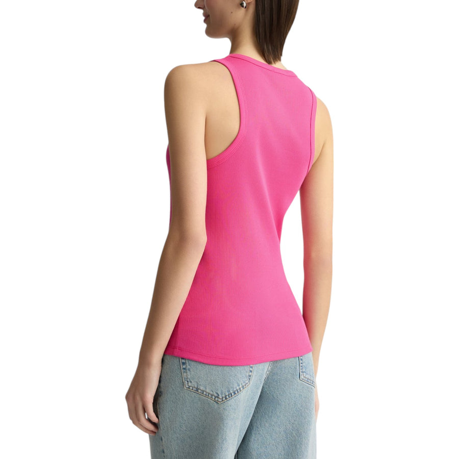Canotta donna in cotone con logo