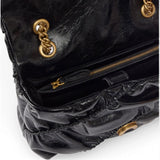 Borsa donna a tracolla Mini Love Bag Puff in pelle new shiny trapuntata