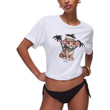 T-shirt donna con stampa