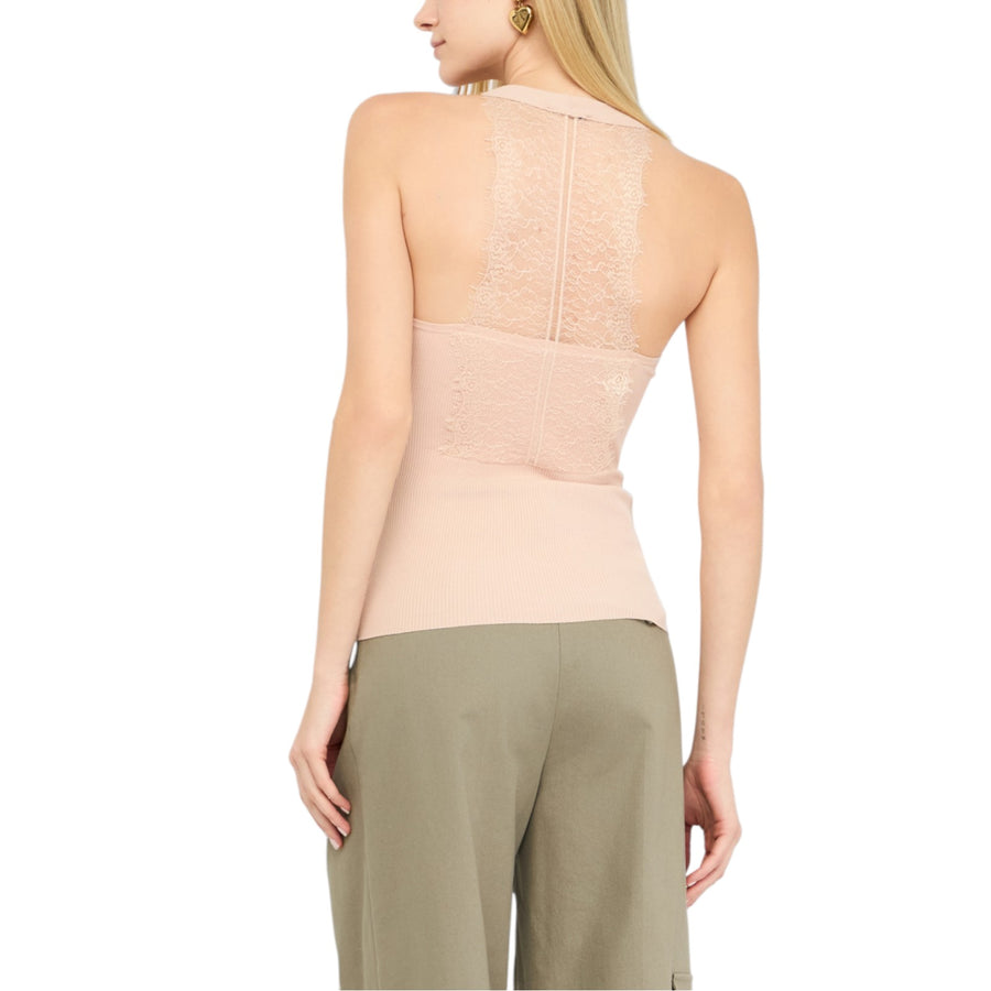 Top donna con pizzo