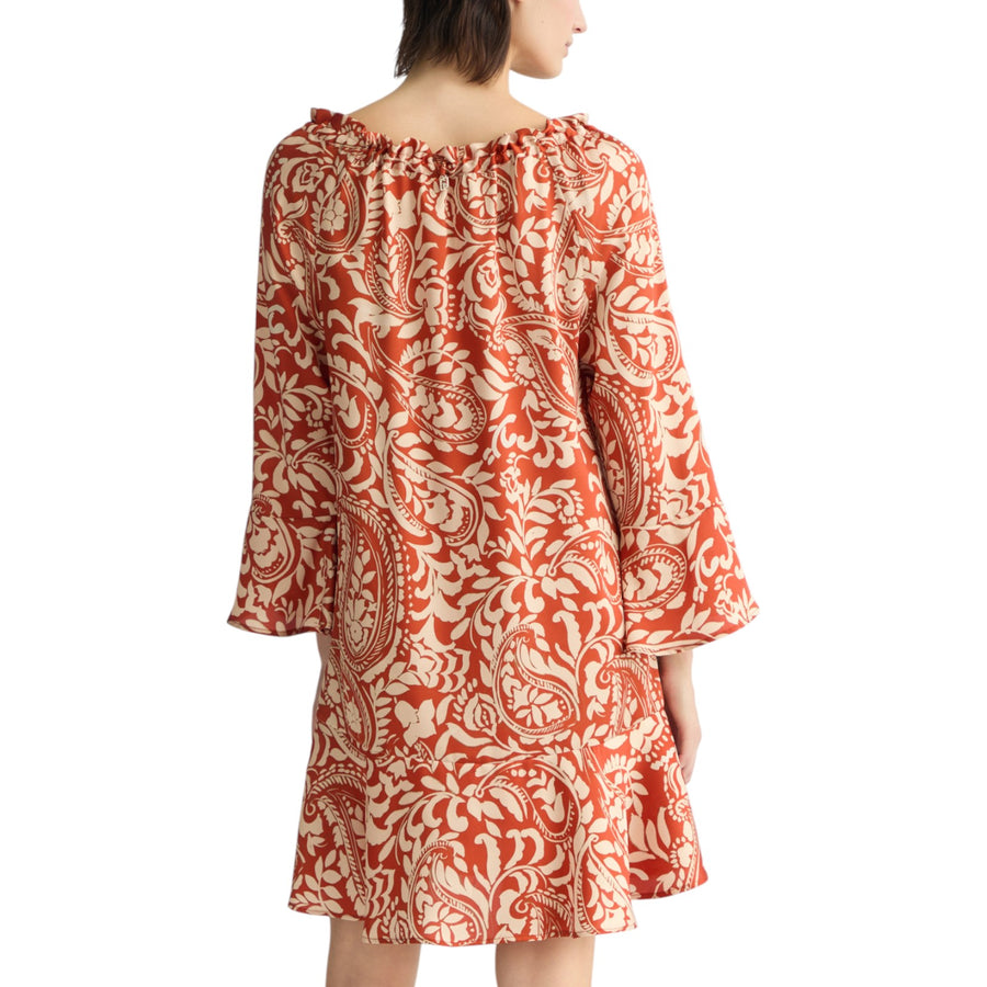 Abito donna in twill stampato