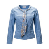 Giacca donna con ricamo sangallo