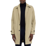 Trench uomo in tessuto tecnico