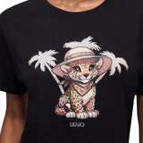 T-shirt donna con stampa
